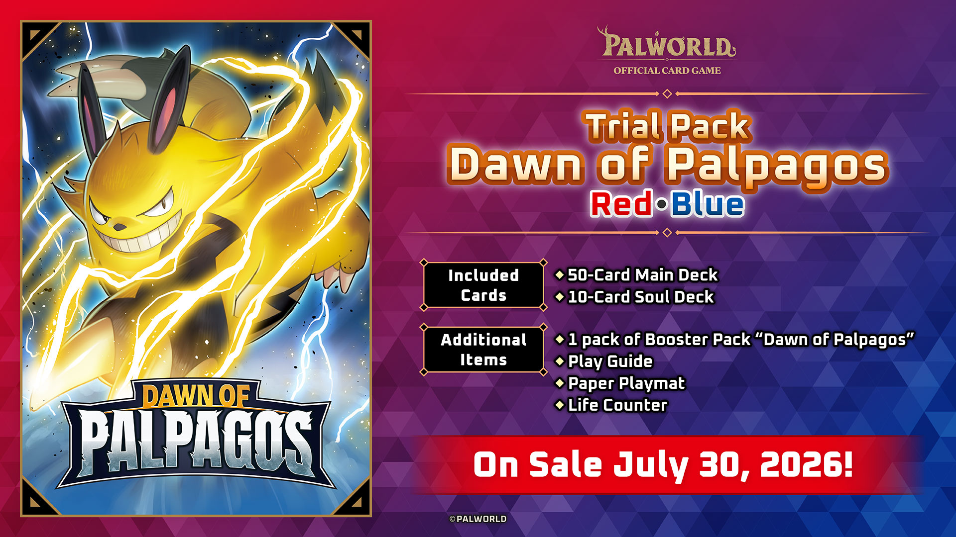 Trial Deck "Dawn of Palpagos Red・Blue"