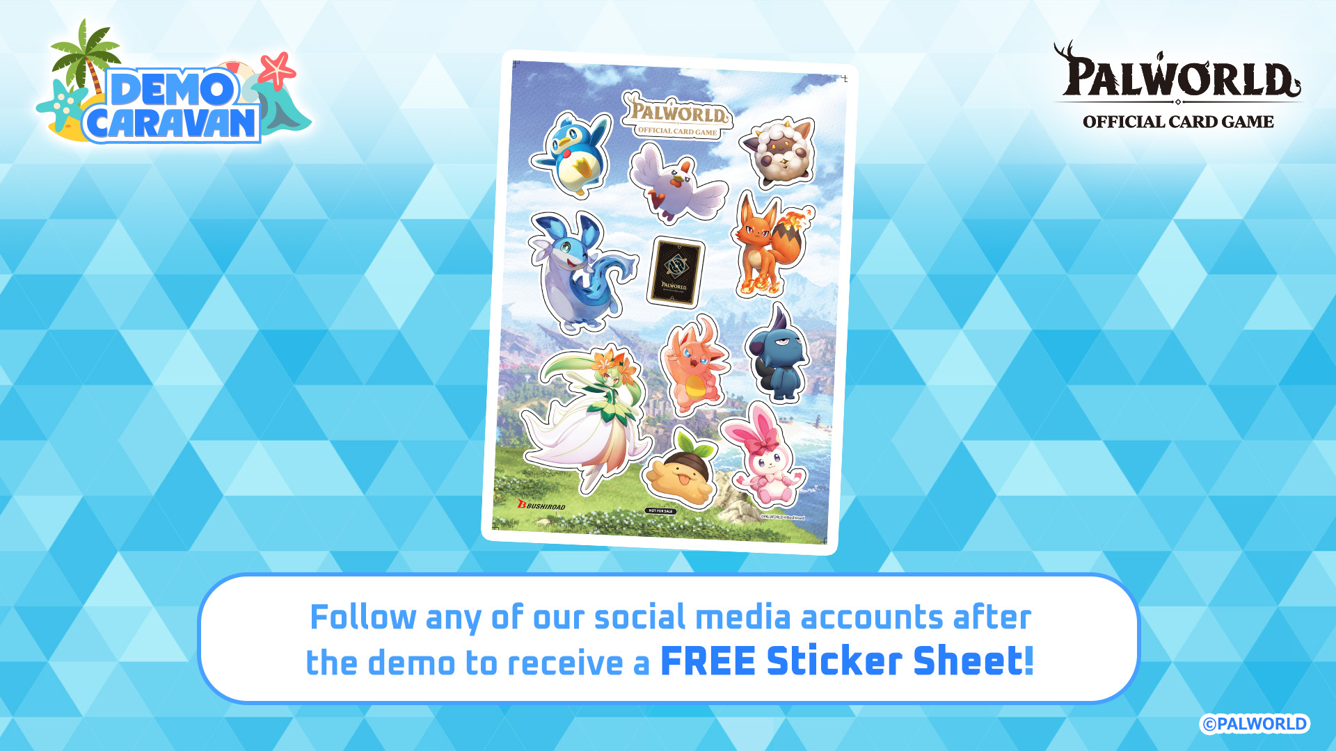 Follow us for a FREE Sticker Sheet!