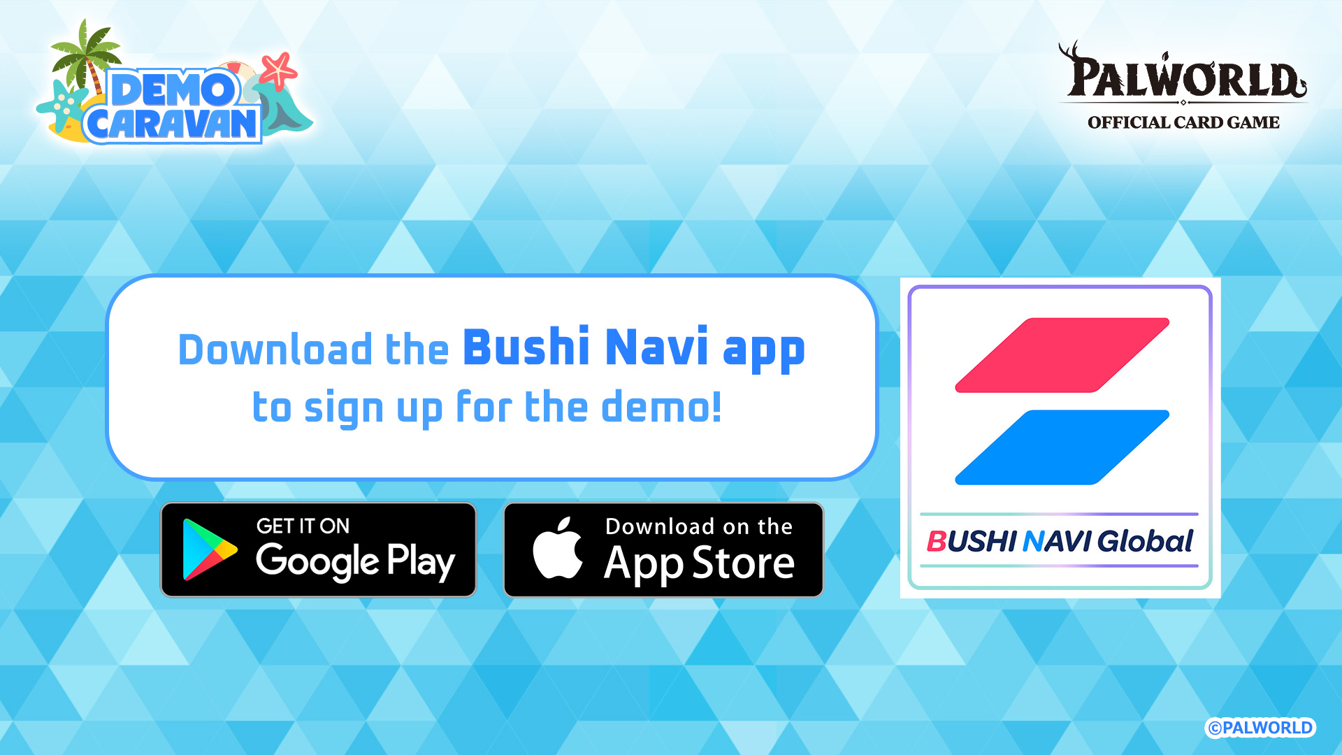 Download the Bushi Navi app to sign up for the demo!